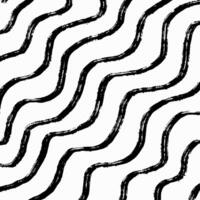Square hand drawn pattern, pencil black diagonal curve thick hatching on white background. Textured crosshatch, scribbles, strokes and lines, sketch. vector