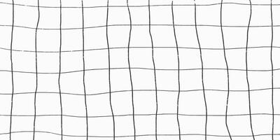 Minimalistic textured background, noisy gritty effect. Fashionable checkered banner in grunge style, curved pencil crosshatch lines. vector