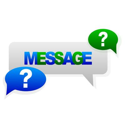 Chat icon message symbol. illustration