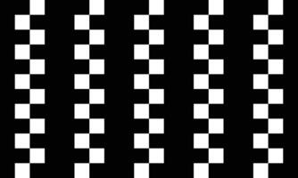 Black and white checker pattern illustration. Abstract checkered chessboard or checkerboard for game, grid with geometric square shape, race or rally flag and mosaic floor tile. vector