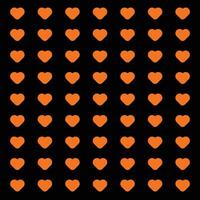 Halloween Checkerboard Patterns Set. Retro Groovy Grid Background in 1970s Style. Y2K Wavy Print in Orange and Black Colors for Textile, Wrapping Paper, Wallpaper, Web Design and Social Media vector