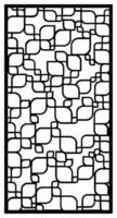 a black and white abstract design with squares and squares. vector