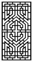 a design in the shape of a labyrinth. vector