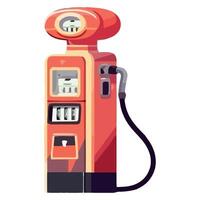 An illustration of a gas pump vector