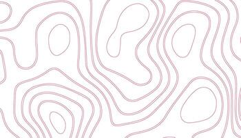 Abstract pink background with waves. Background of the topographic map. Topographic map lines, contour background. Pink and white abstract background vector