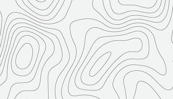 Background of the topographic map. Topographic map lines, contour background. Black and white abstract background. vector