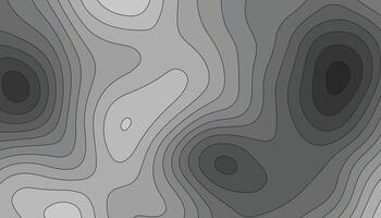 Abstract paper cut style design. Geometric layered curve line grey white , realistic papercut decoration textured with wavy layers. topography relief. topographic illustration vector