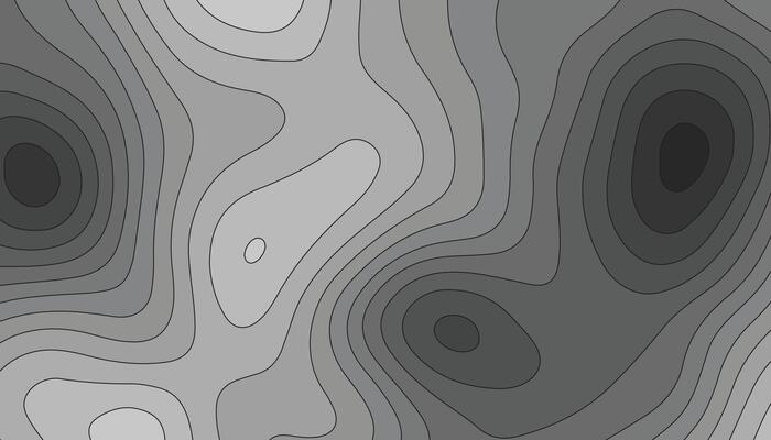 Abstract paper cut style design. Geometric layered curve line grey white , realistic papercut decoration textured with wavy layers. topography relief. topographic illustration
