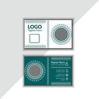 modern and creative business card design vector