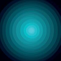 Abstract background with circular wave texture in turquoise color vector