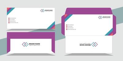 Modern Innovative Minimalist Clean and Corporate Business Print Ready Envelope Template vector
