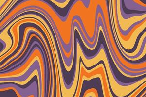 Abstract psychedelic groovy background. . vector
