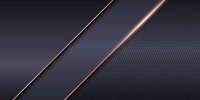 Luxury stripes overlapping layer with stripes background. vector