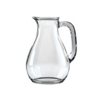 Empty Glass Pitcher AI-Generative png