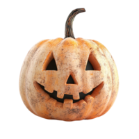 Halloween Pumpkin on Transparent Background AI-Generative png