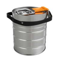 Can of Paint on Transparent Background AI-Generative png