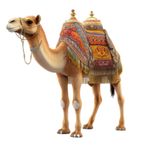 Camel with Blanket AI-Generative png
