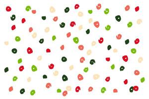 Colorful abstract pattern with spirals and dots, ideal for backgrounds, wallpapers, textile designs, greeting cards, posters, and digital art projects. Vibrant and playful. vector