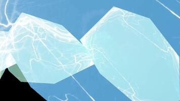 Abstract Geometric Crystal Shapes Digital Rendering video