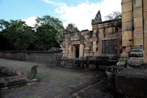 Prasart Muang Tam is Khmer Architecture, Ancient Historical in Thailand. photo