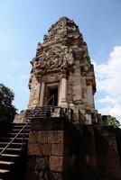 Main Prasart of ancient castle in the north western of Thailand is Prasart Sadok kok Thom. photo