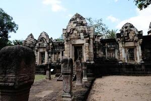 Way path around the Main Prasart of Prasart Sadok kok Thom. photo