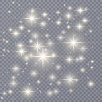 Christmas abstract pattern. Sparkling magic dust particles vector