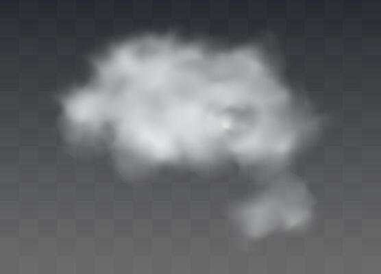 Fog or smoke isolated transparent special effect.
