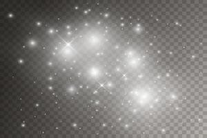 Christmas abstract pattern. Sparkling magic dust particles. vector