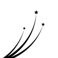 Spaceship trail icon. Flat illustration of spaceship trail icon for web. vector