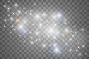 Christmas abstract pattern. Sparkling magic dust particles vector