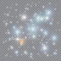 Christmas abstract pattern. Sparkling magic dust particles vector