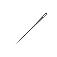 Needle on an isolated white background. vector