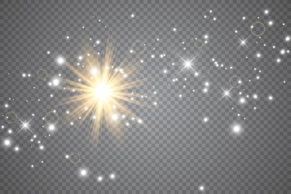 Sparks glitter special light effect