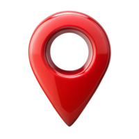 A red Check-in icon on transparent background png