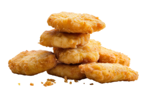 crocantes frito frango pepitas png