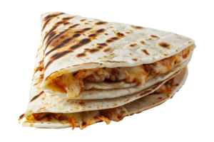 Grilled Quesadilla with Melted Cheese and Tomato Sauce png