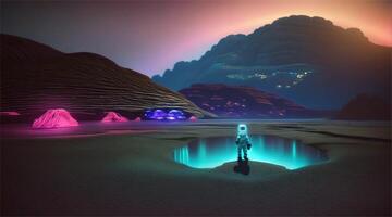 Exploring a new planet for life and natural resources, a reserve pilot embarks on a critical mission to advance humanity's future in the universe. video