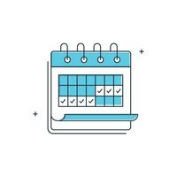 Event, Calendar, Date, Schedule Icon Design vector