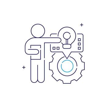 Task Prioritization Graphic Icon Design with Editable Stroke vector