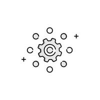 Reasoning and Logic Illustration Icon Design, analysis, decision making, cognition, mental process, problem solving vector