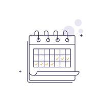Event, Calendar, Date, Schedule Icon Design vector