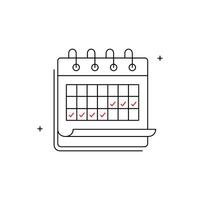 Event, Calendar, Date, Schedule Icon Design vector