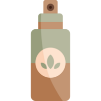 A bottle of spray with a leaf on it png