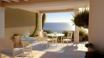 The interior of a seaside home, where natural light and ocean views combine to create a serene and relaxing space. video
