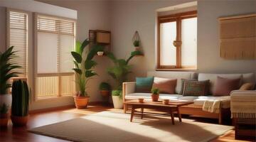 A cozy room in a house next to the sea with large windows offering panoramic ocean views, perfect for relaxation and unwinding. video