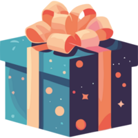 A gift box with a bow on it png