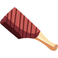A wooden bat with a handle on it png