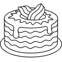 A single perfectly frosted maple bacon cak background vector