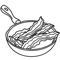 Crispy Bacon Ready to Sizzle vector